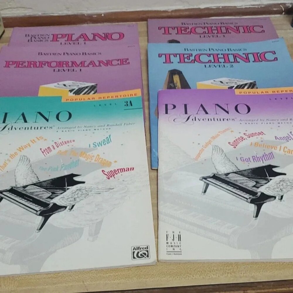 Piano basics lot of 6